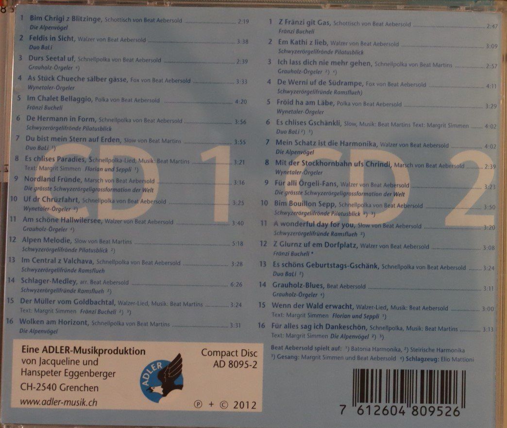 CD: Jetz Lömmer Los! – Usato da Luzern venduto da CONTENTI 2