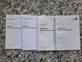 Merkblatt für Munitionsverbraucher (4 Stk.)