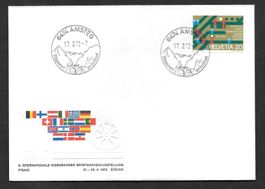 FDC 506 125 Jahre Schweizerbahnen ET Amsteg 17.2.1972