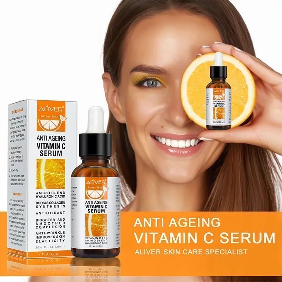Cura del viso: 2x 30 ml, Vitamin C Gesichts Serum, – Nuovo e nell'imballaggio originale da Winterthur venduto da Neilpryde01