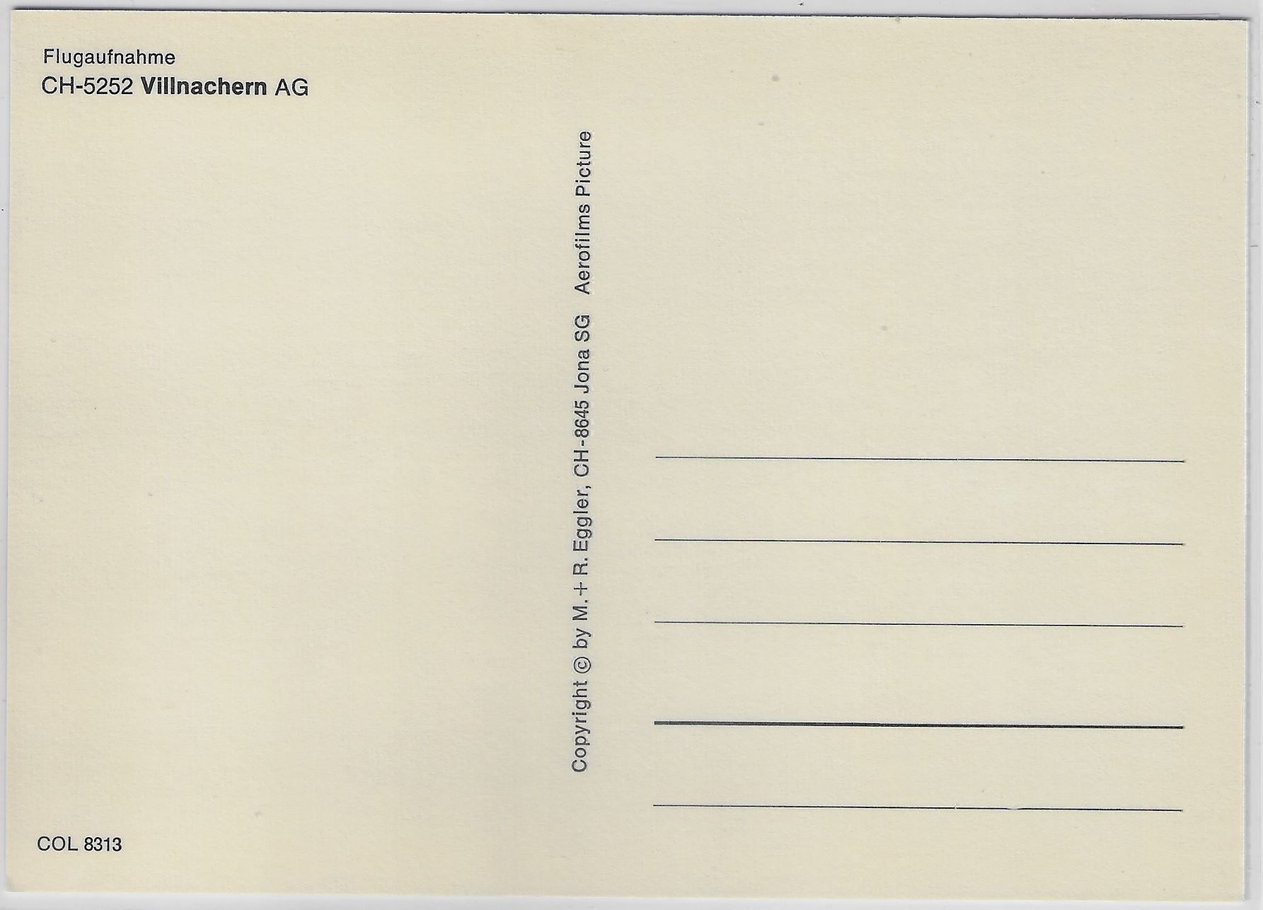 Cartoline postali: Flugaufnahme Villnachern AG – Antico da Ettingen venduto da Kartenplanet 1