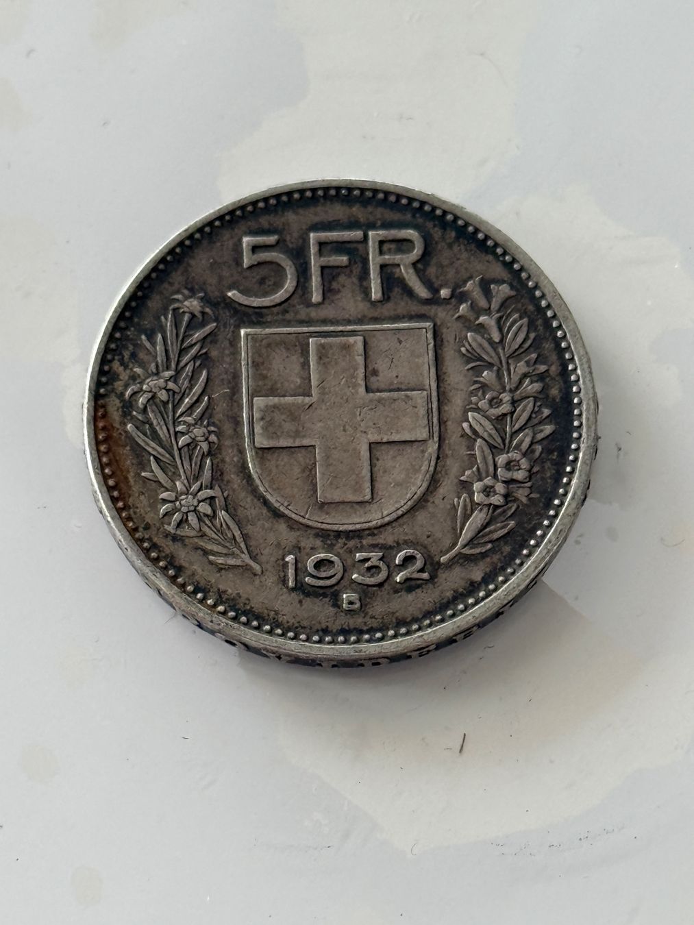 Tutti le monete: 5 Franken 1932  Silber – Usato da Wallisellen venduto da SWISS_SILVER1 1