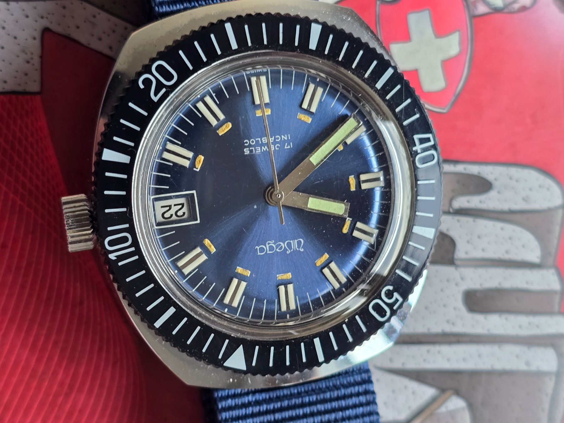 Wega Orologi: 705 Wega Taucher HA Wunderschoen – Usato da Muri AG venduto da Corredor 4