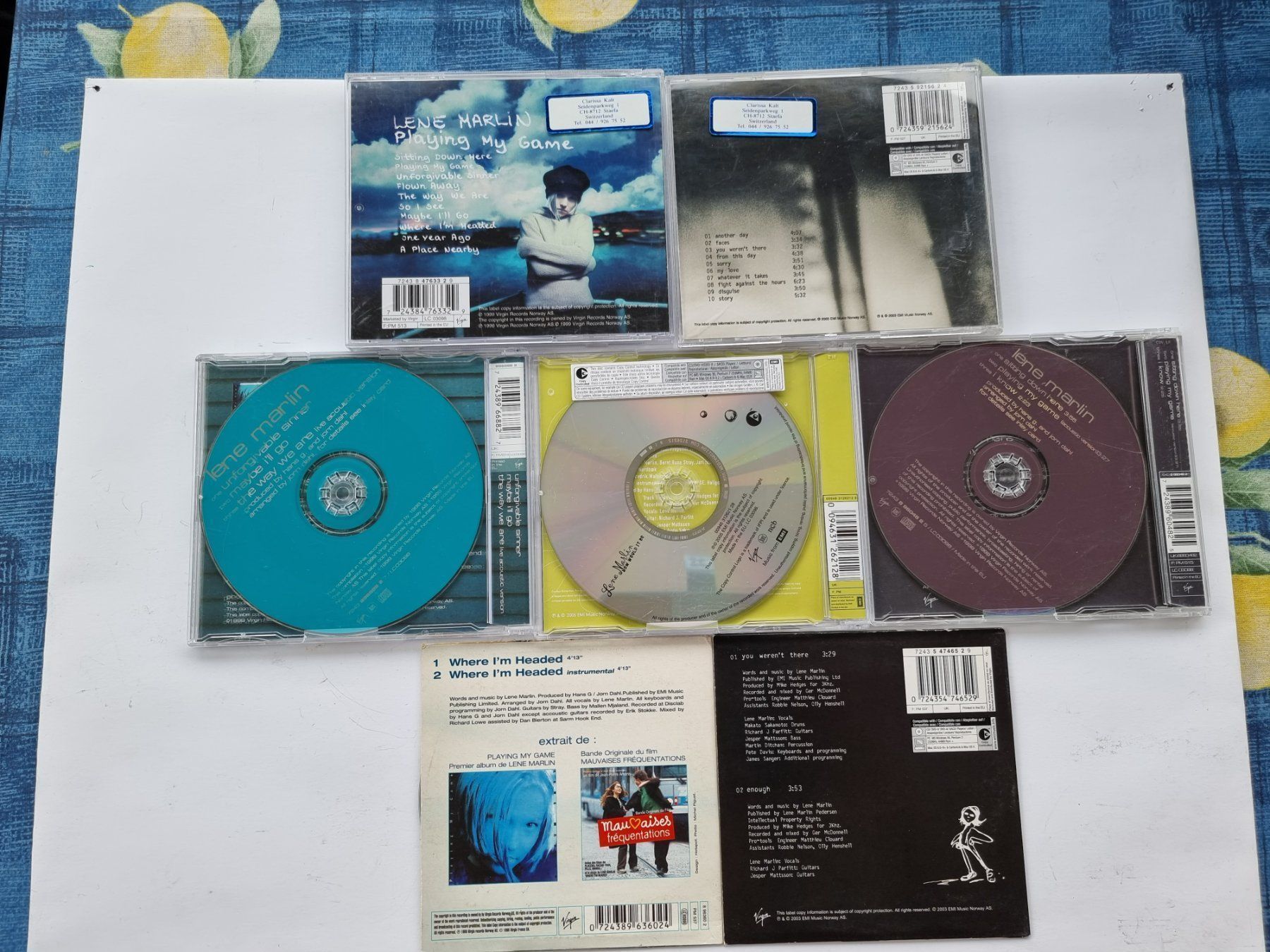 CD: Lene Marlin (2 CD's, 5 Singles) – Usato da Winterthur venduto da Christinakim 1