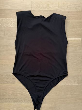 Zara Black Sleeveless Bodysuit | Size L