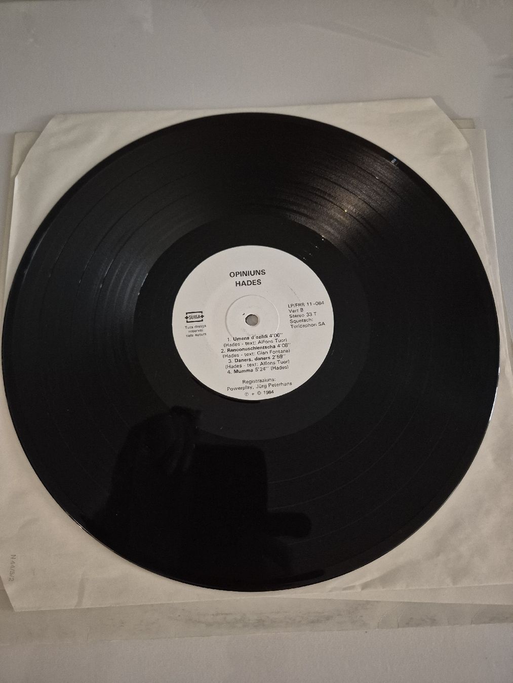 Schallplatten: Hades opinions -  LP , CH – Neu (gemäss Beschreibung) aus Uster von newwave0 5