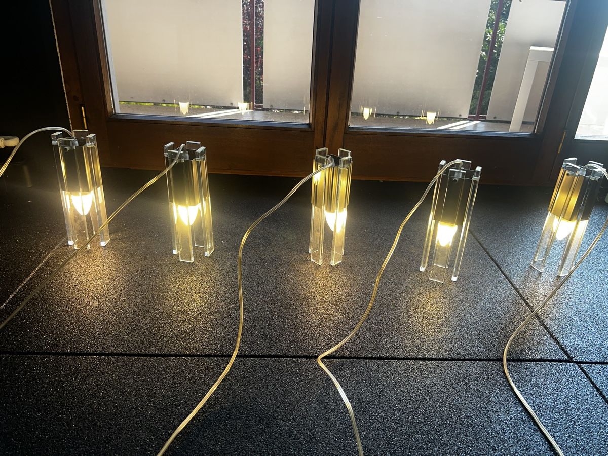 Lampadari & plafoniere: Moderne Designer-Hängelampe mit Glasakzenten – Usato da Lostorf venduto da koe_8bx5 5