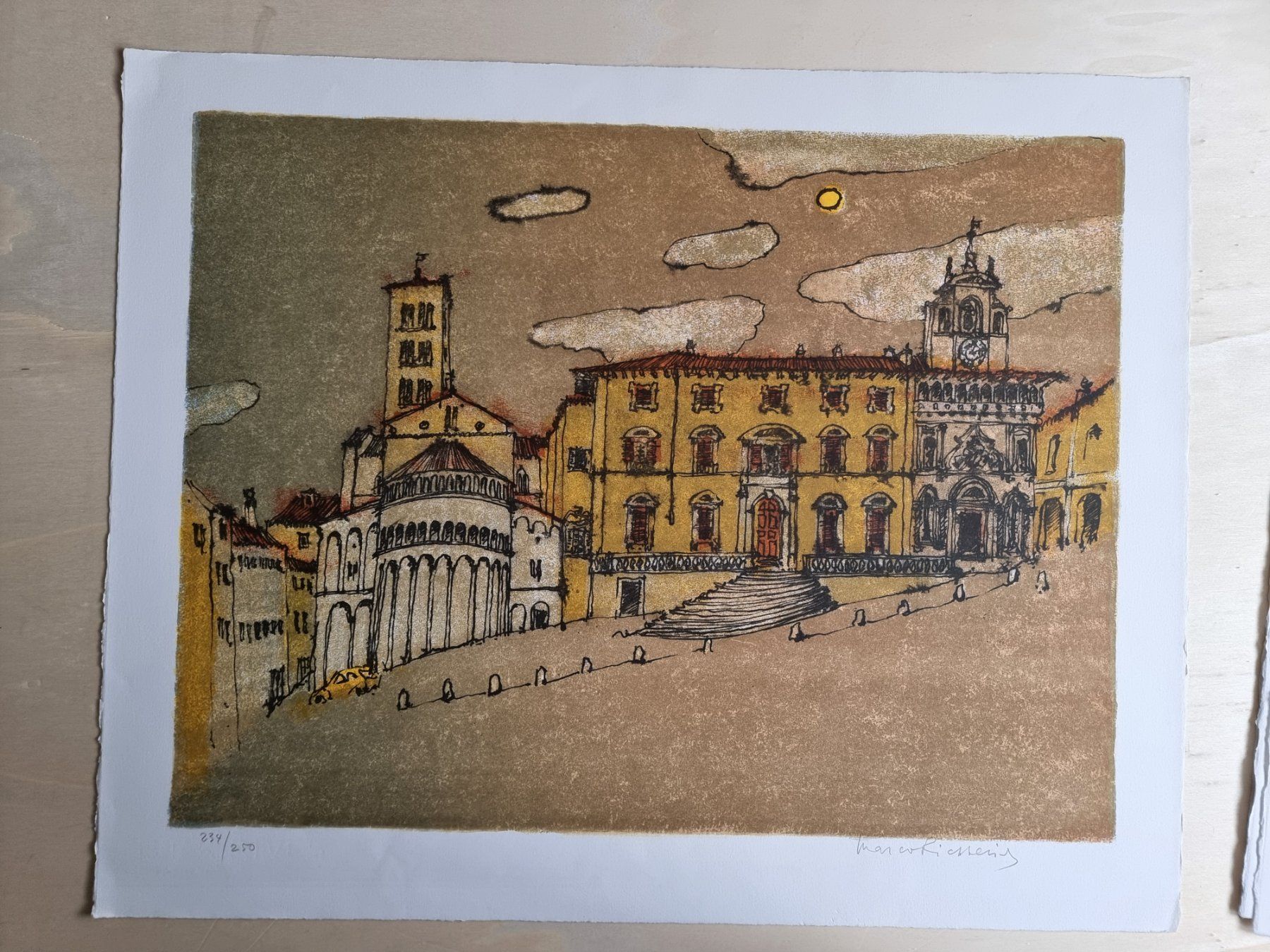 Grafiken & Lithographien: MARCO RICHTERICH LITHOGRAPHIE  SIGNIERT NUMMERIERT – Gebraucht aus Gersau von kunst-online 4