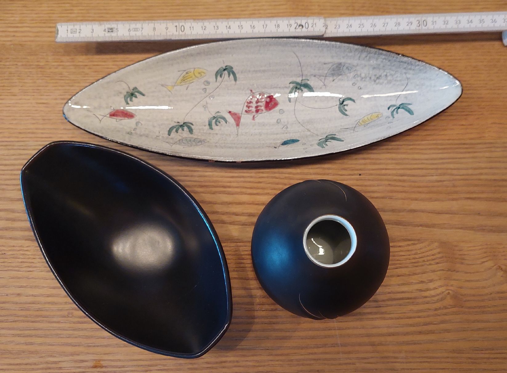 Tutte le decorazioni: Vase/Schalen in Schwarz – Usato da Adlikon b. Andelfingen venduto da Kraemse