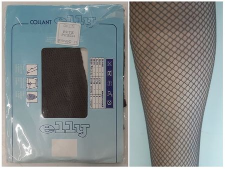Elly Sommer Netz Strumpfhose Gr.M, Braun (Fango)