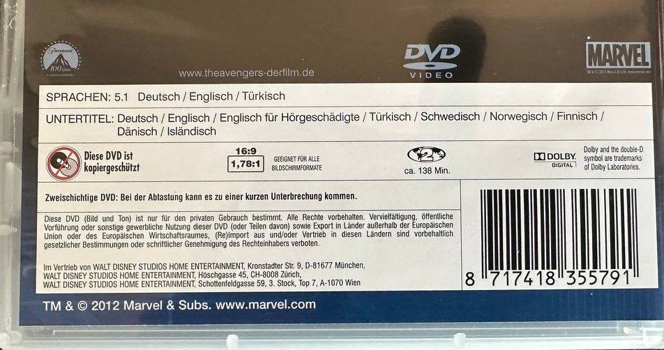 Tutti i DVDs: The Avengers 1 bis 4 Komplett – Usato da Beringen venduto da Mantafisch1 2