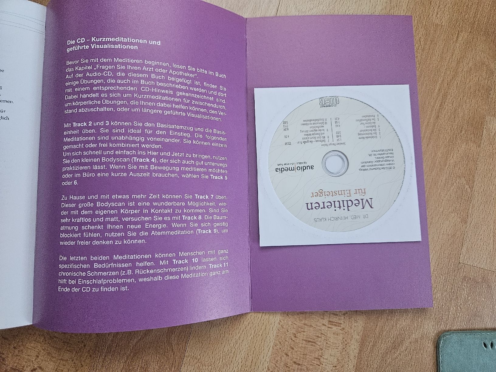 Libri: Meditation für Einsteiger - Buch mit CD – Nuovo (secondo la descrizione) da Ebikon venduto da SecondChance_byM 5