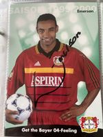 Emerson Bayer Leverkusen Autogrammkarte 99/00 signiert