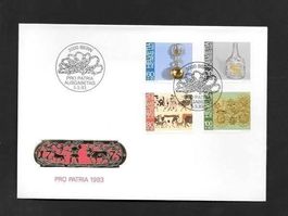 FDC Pro Patria Serie 1993; B239-B242