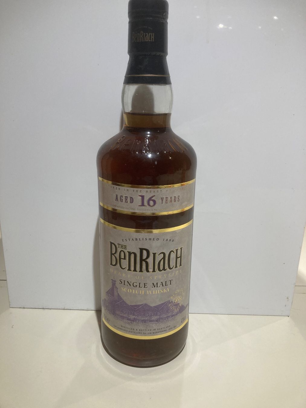 Benriach Spirituosen: BenRiach Single Malt 16y 43% – Neu und originalverpackt aus Gasel von Badmax