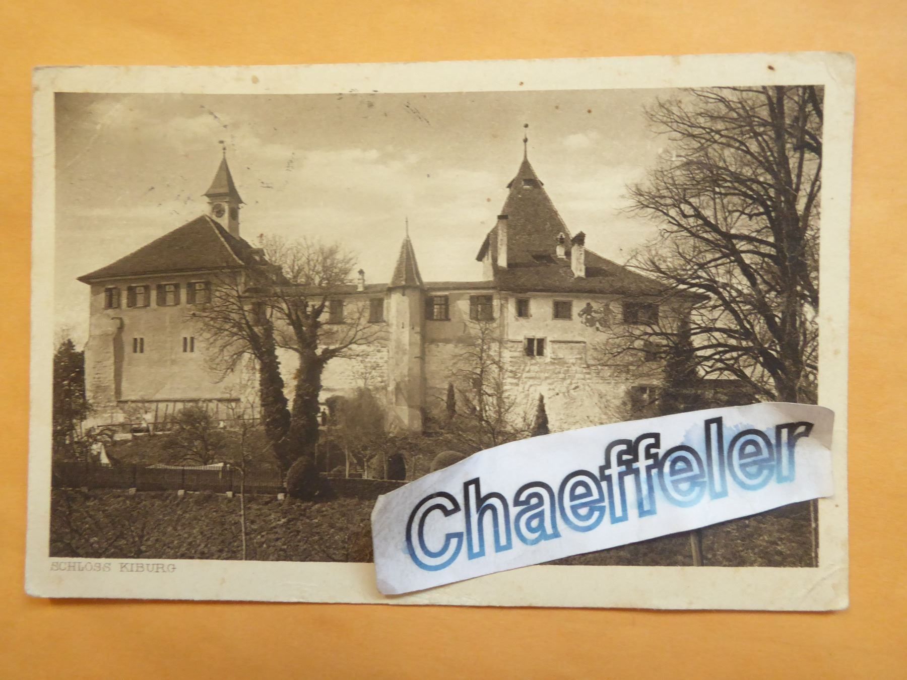 Cartes postales: 1932 Schloss Kyburg – D'occasion à Zürich par Chaeffeler