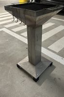 Thüros T2 Holzkohlegrill, Edelstahlgrill,35x35cm Grillfläche