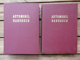 2 Automobil Handbücher, Band 1 und Band 2 Jahrgang 1951