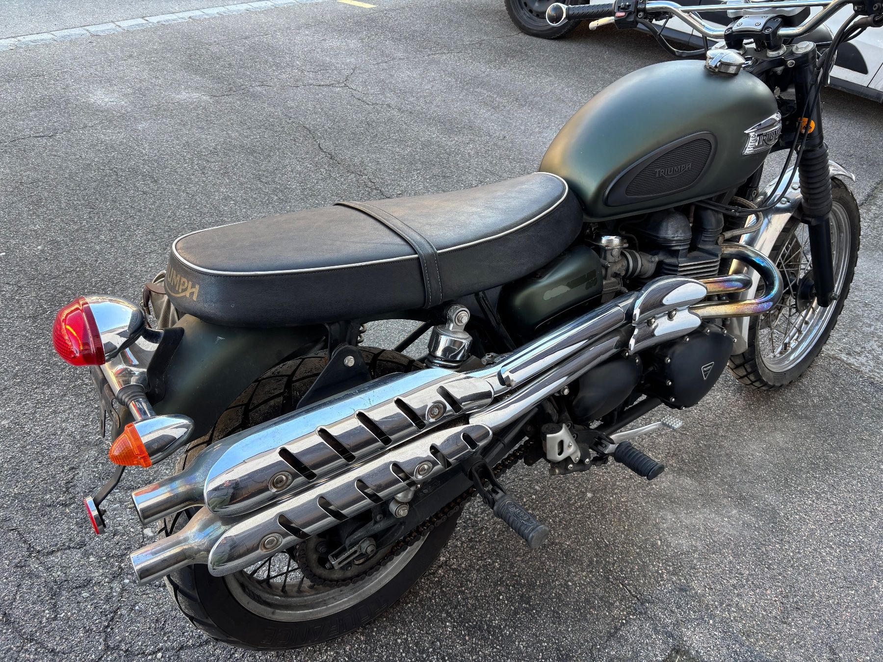 Triumph Strasse: Top-gepflegte Triumph Scrambler 900er Typen X mit nur 7209km – Gebraucht aus Schleitheim von Strandhuuuus 3