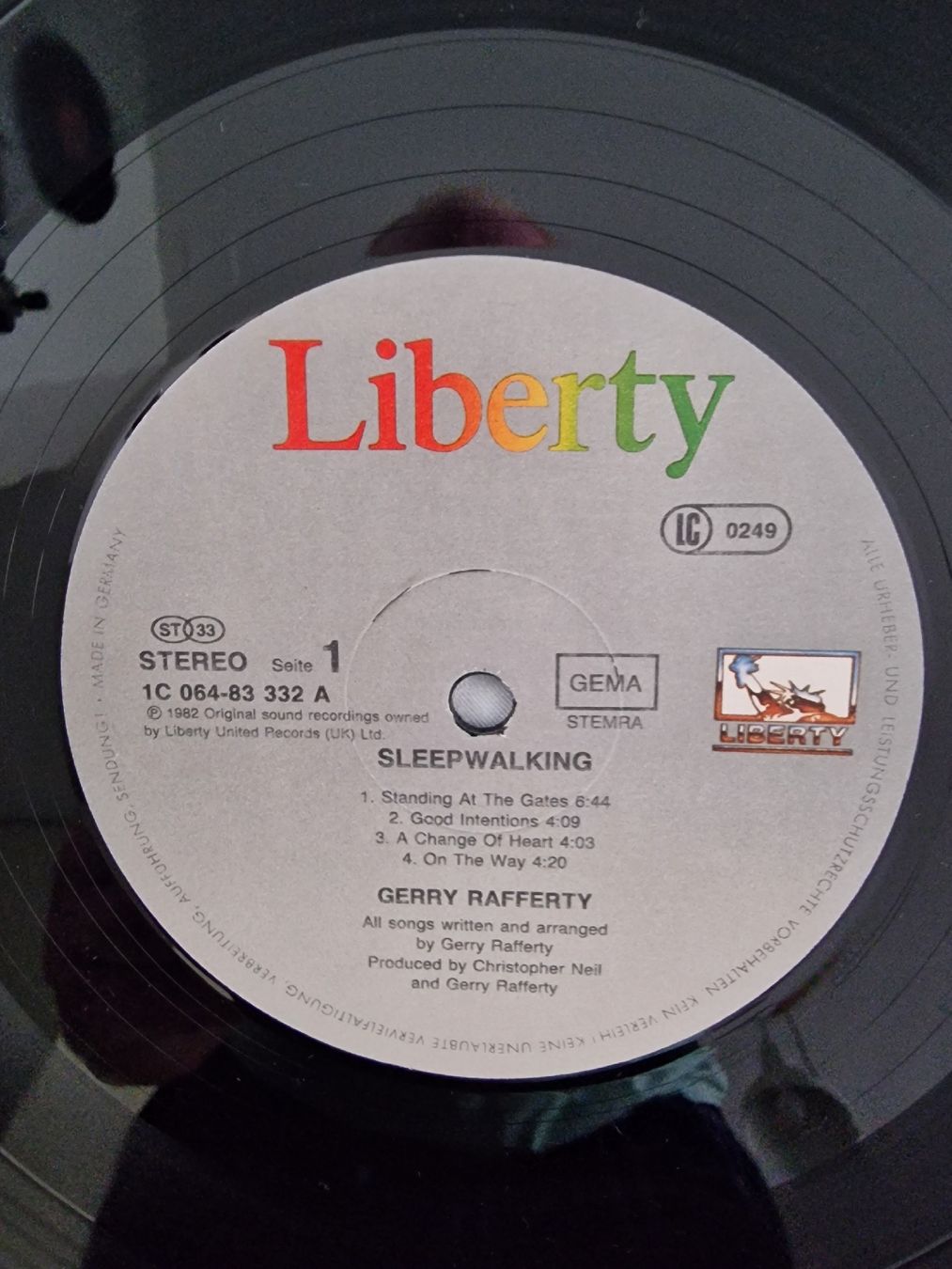 Dischi in vinile: Gerry Rafferty - Sleepwalking – Usato da Pfaffnau venduto da gunport 4