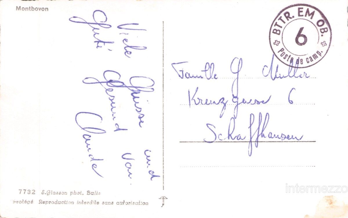 Cartes postales: Montbovon FR // Hotel de Jaman Oldtimer // Sommer – D'occasion à Basel par intermezzo12 1