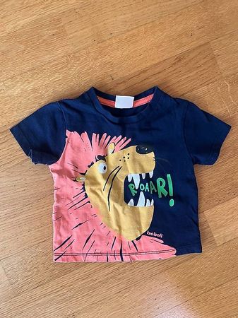Boboli T-Shirt mit Löwenmotiv Gr. 80 
