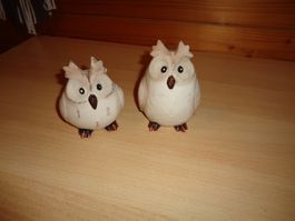 *** zwei süsse Deko Eulen *** ab 1.00