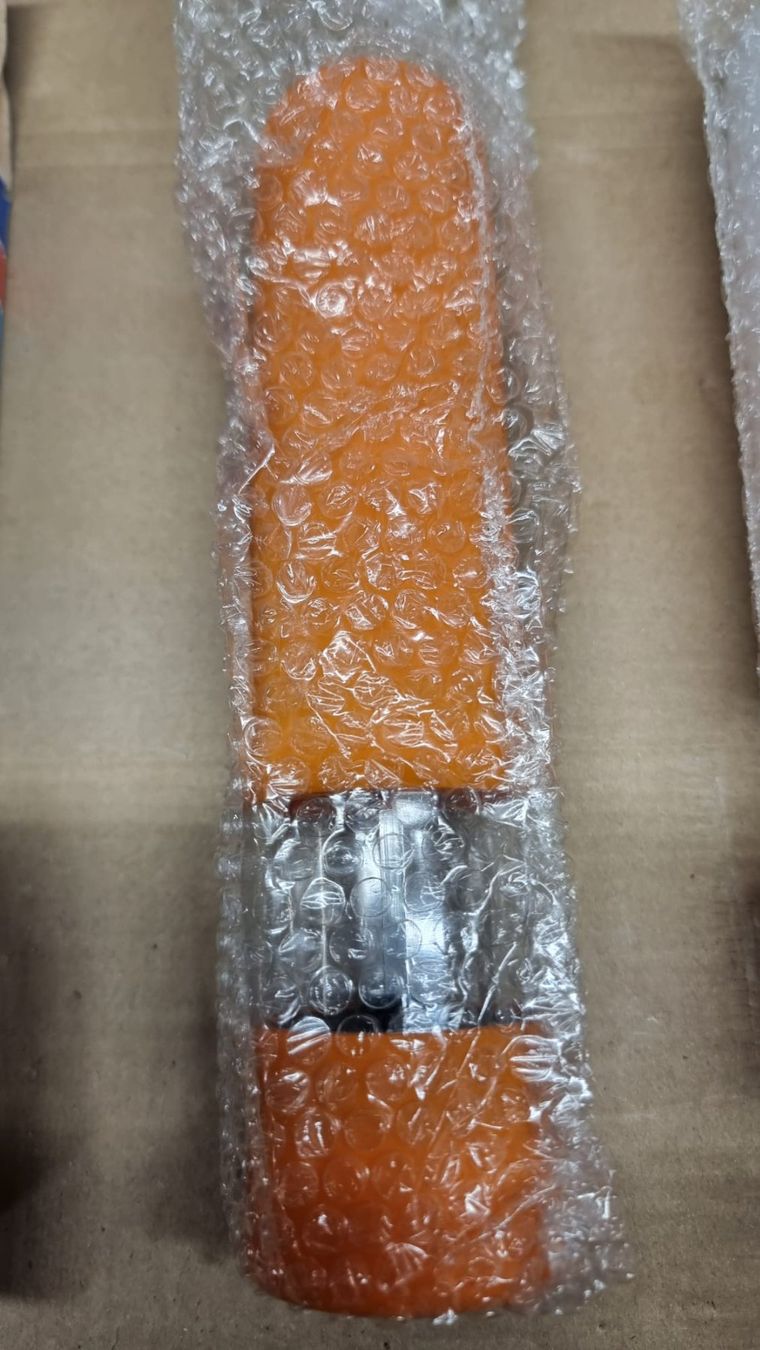 Elettrodomestici da cucina: 2 Stück Pfeffermühle weiss und orange – Nuovo (secondo la descrizione) da Rebstein venduto da James-Dean 2