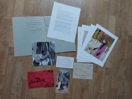  Leo Deck: Bilder, Briefe, Einladung Vernissage.