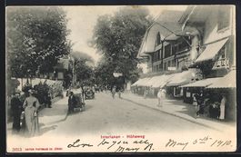 Interlaken, Strasse Höheweg mit Gesch
