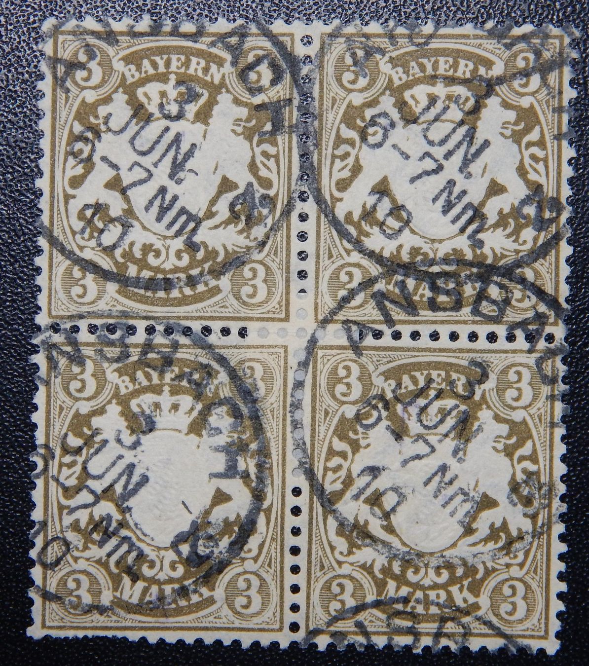 Tous les timbres: Bayern Kat. 69 gest. 1900 Kat. 152 Euro – D'occasion à Zürich par Muehlekauf