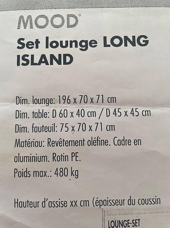 Set di tavolo e panche: Salon de jardin haut de gamme – Usato da Aire-la-Ville venduto da alo_5grh 4