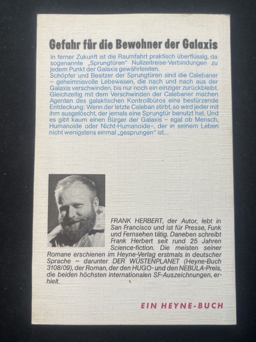 Libri: Frank Herbert - Der Letzte Caleban, Science Fiction! – Usato da Forch venduto da tieckr 1