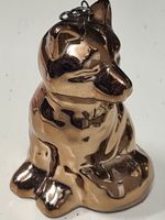 1 Keramik Christbaum "Kugel" ( Fuchs) ca. 8 cm