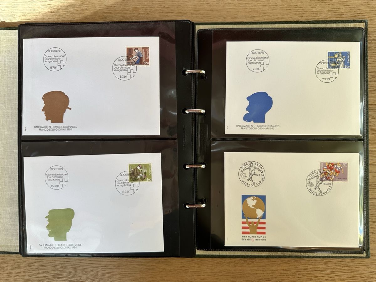 Alle Briefmarken: Schweiz - umfangreiche FDC Sammlung 1978-1997 TOP – Gebraucht aus Schmitten / FR von Samsara169 6