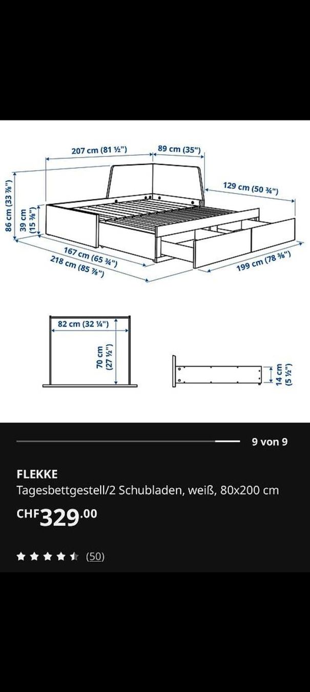 Ikea Letti: Flekke Ikea Bett – Usato da Birrwil venduto da dan_jdw7 1