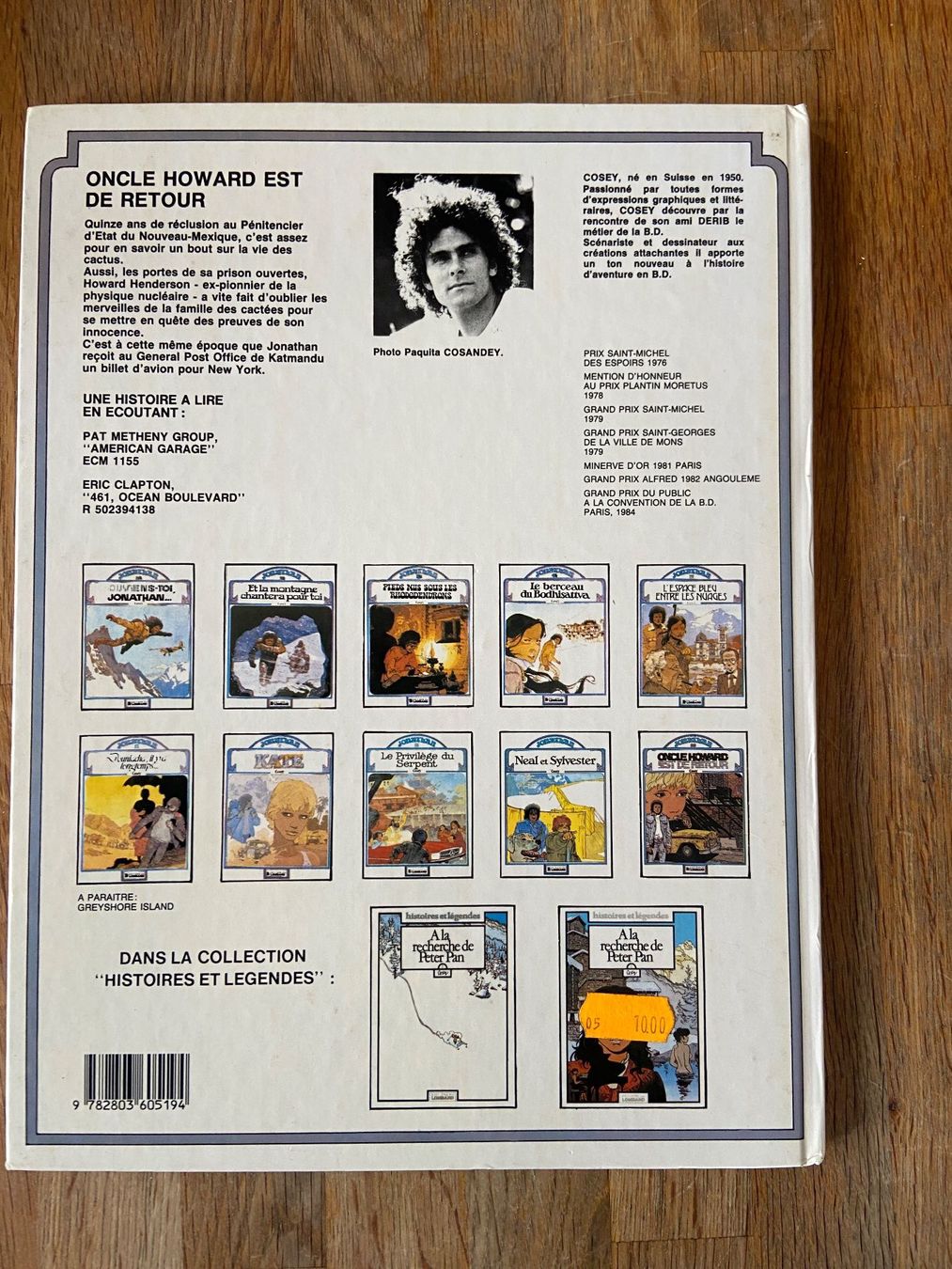 BD: Jonathan (Cosey) Oncle Howard est de retour, EO1985 – D'occasion à Fribourg par J334455 1