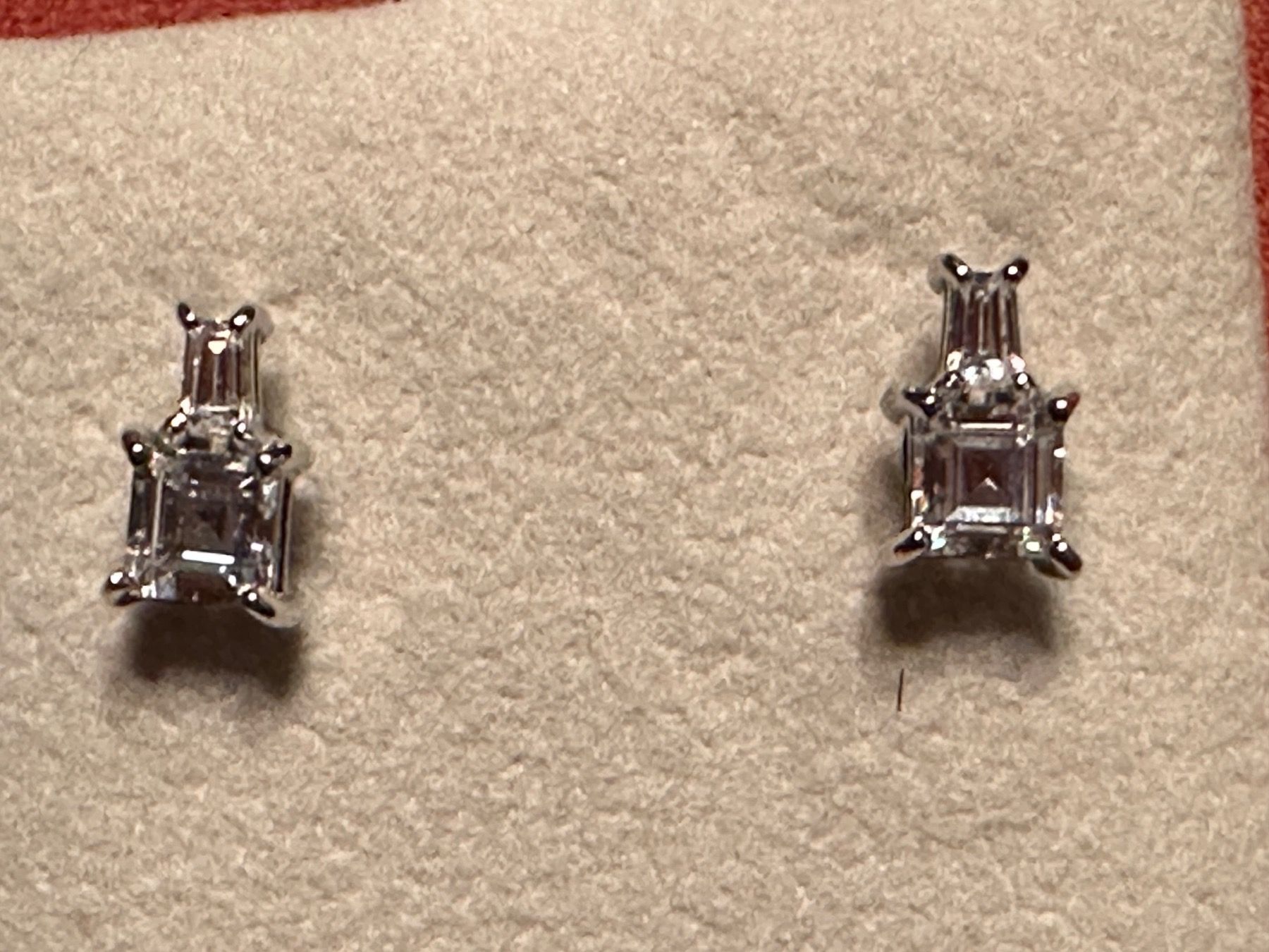 Orecchini pendenti & Orecchini a lobo: Glitzer Ohrstecker 925 Silber – Usato da Herbriggen venduto da Sehrazade