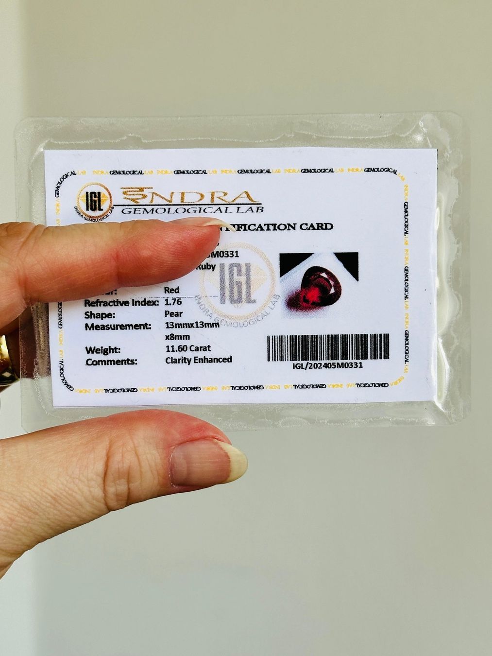 Pietre preziose: 11.60 Ct  Certified Loose Gemstone – Nuovo e nell'imballaggio originale da Genève venduto da AWWA 9