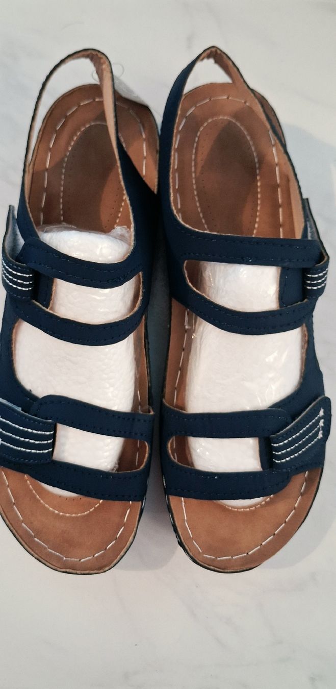 Scarpe da donna: Sandalen mit Klett – Nuovo (secondo la descrizione) da Rotkreuz venduto da schweizerin72 1