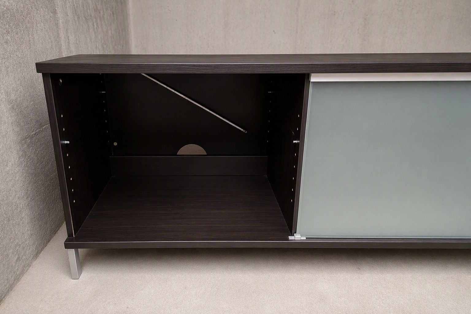 Ikea Kommoden: Sideboard IKEA dunkelbraun mit Milchglasfronten – Gebraucht aus Muri AG von Abaera 1