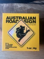 1 Oz Australian Koala Road Sign 2014