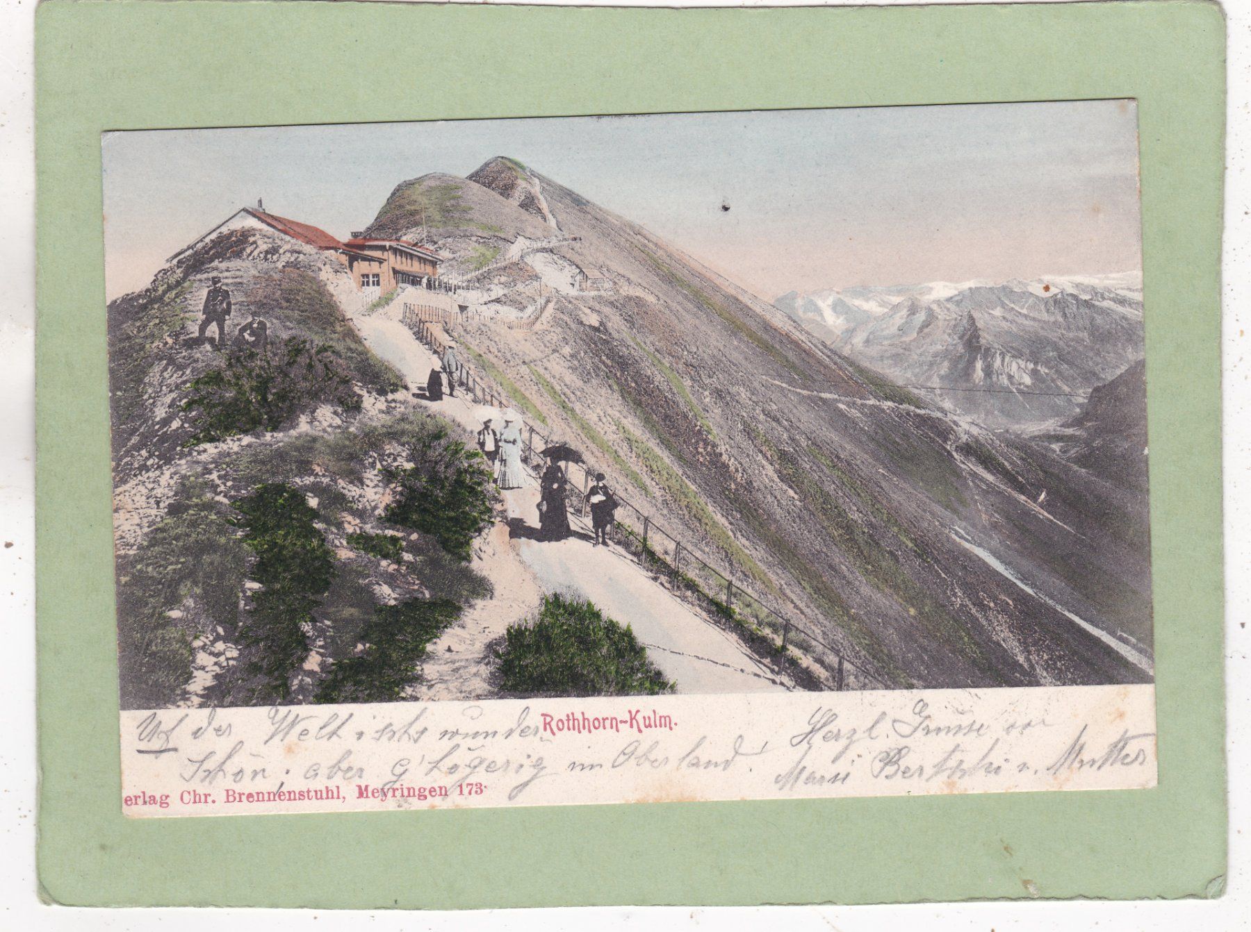Ansichtskarten: Rothorn Kulm 1906 – Gebraucht aus Herisau von Lisegrat2008