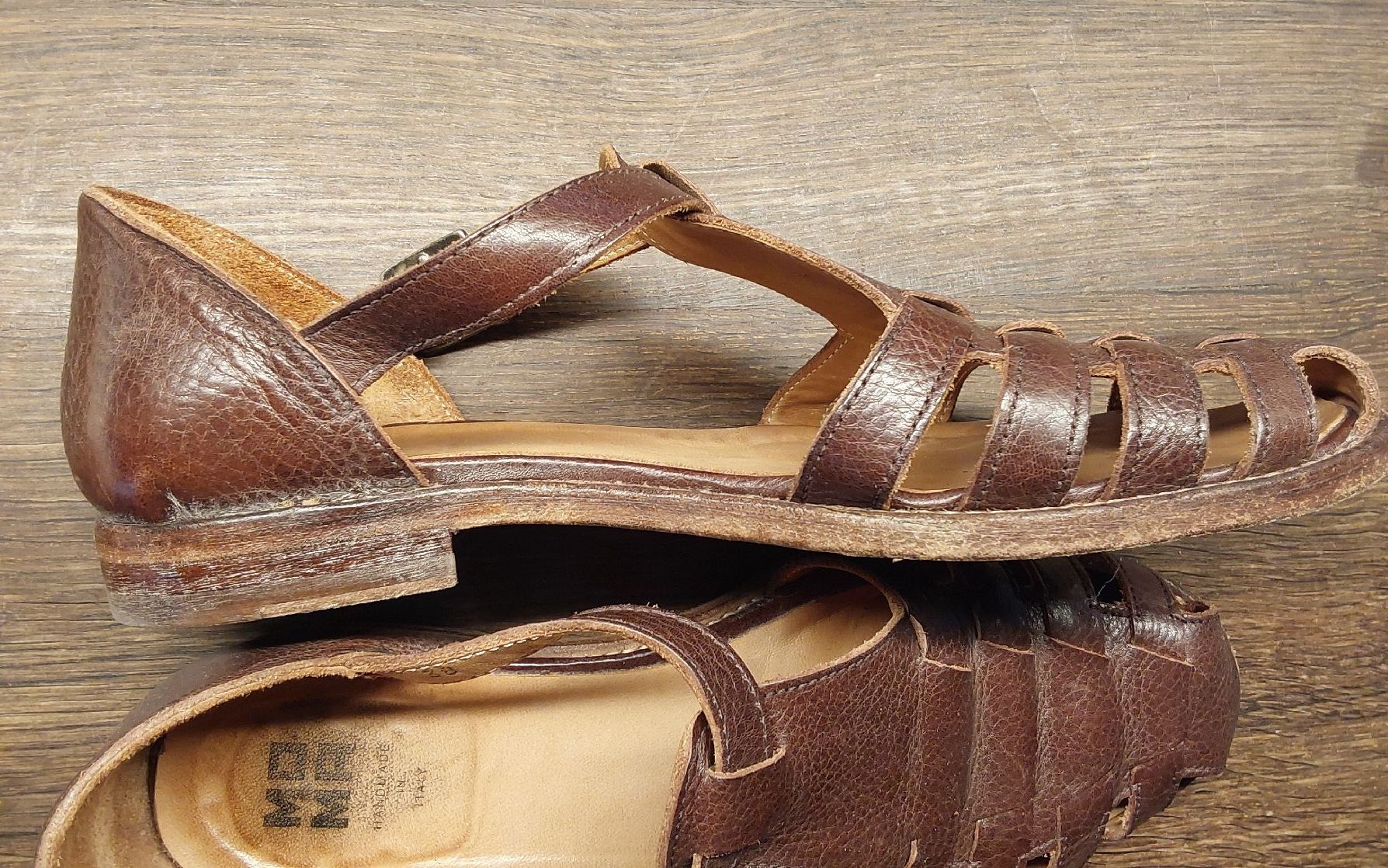 Moma Damenschuhe: Sandalen braun Leder Moma 38 – Neu (gemäss Beschreibung) aus Köniz von scopello12 2