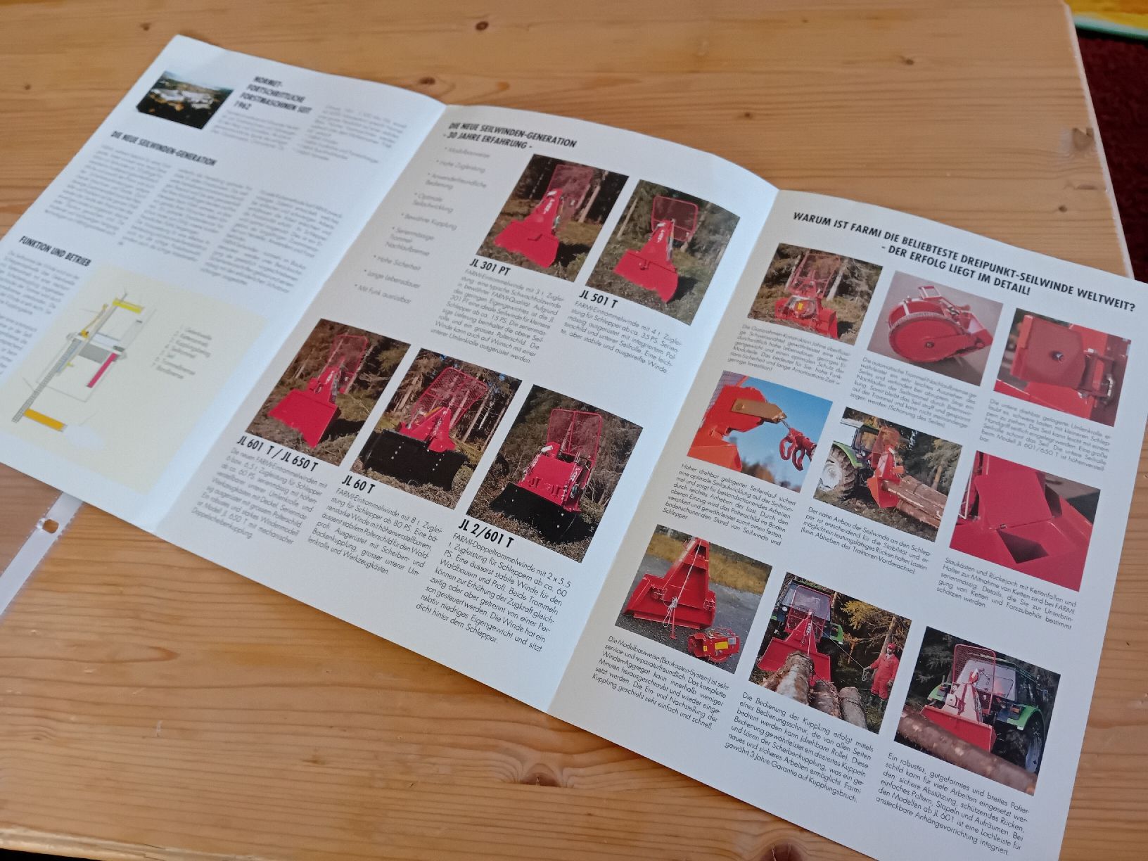 Documenti: Prospekt Farmi Seilwinde Forstseilwinden – Usato da St. Urban venduto da volvodreamer 1