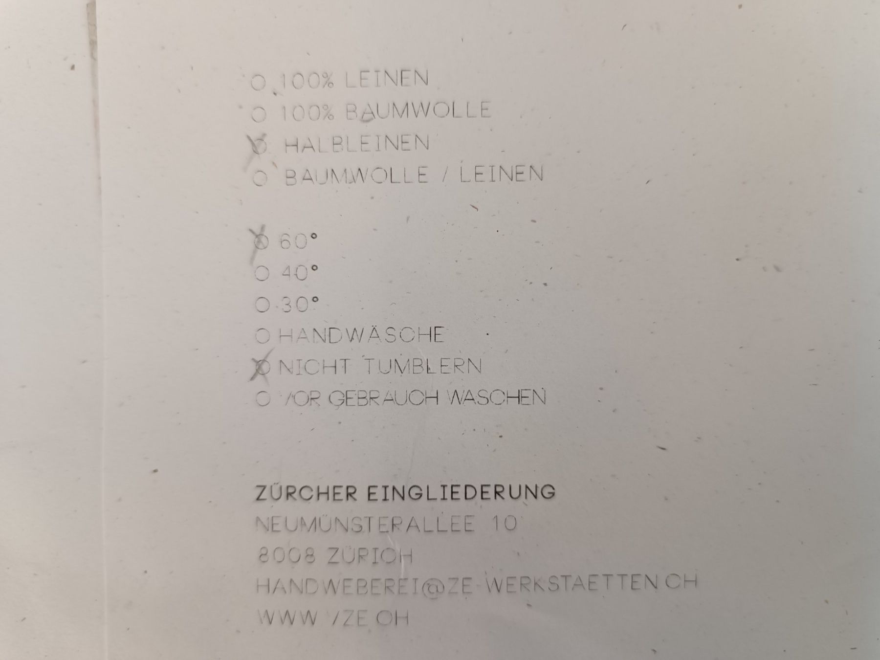 Strofinacci: Geschirrtuch, handgewoben, Halbleinen – Nuovo e nell'imballaggio originale da Schaffhausen venduto da Balli88 2