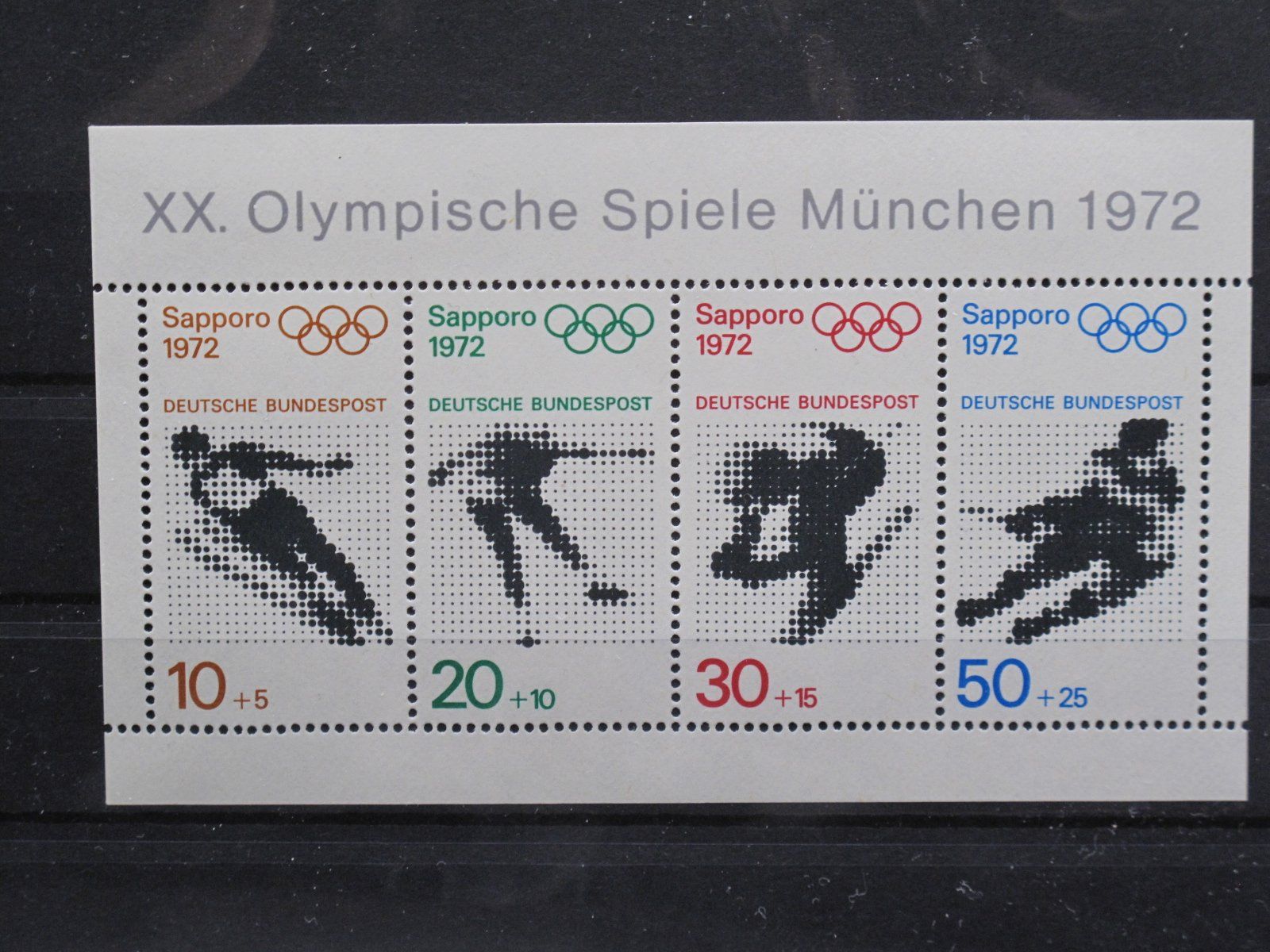 Alle Briefmarken: BRD 1971 Olympische Spiele Sapporo ** – Gebraucht aus Wil SG von fva01