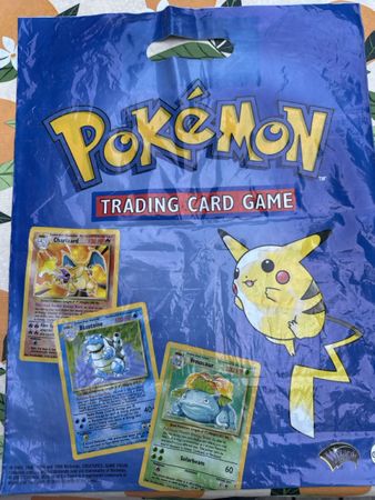 Pokemon Traning Card Game Plastiktüte aus den 1999-2000