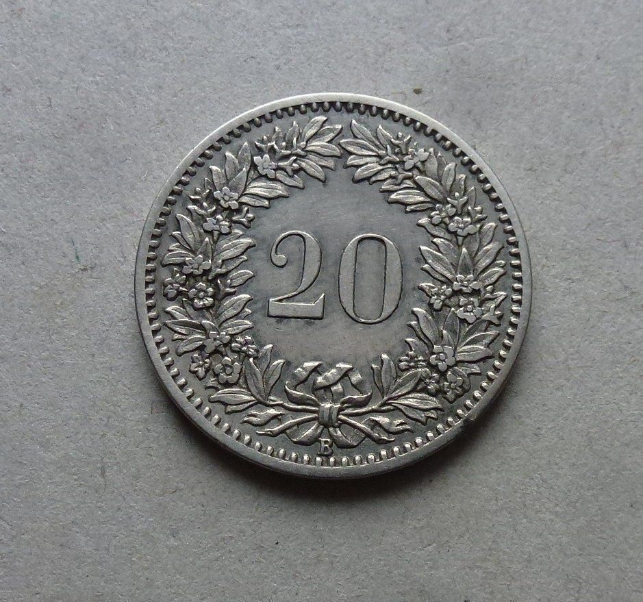 Tutti le monete: ++ 20 Rappen 1887, gute Erhaltung – Usato da Walkringen venduto da Casablanca777 1