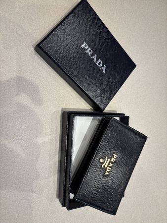 Prada portacarte pelle nero